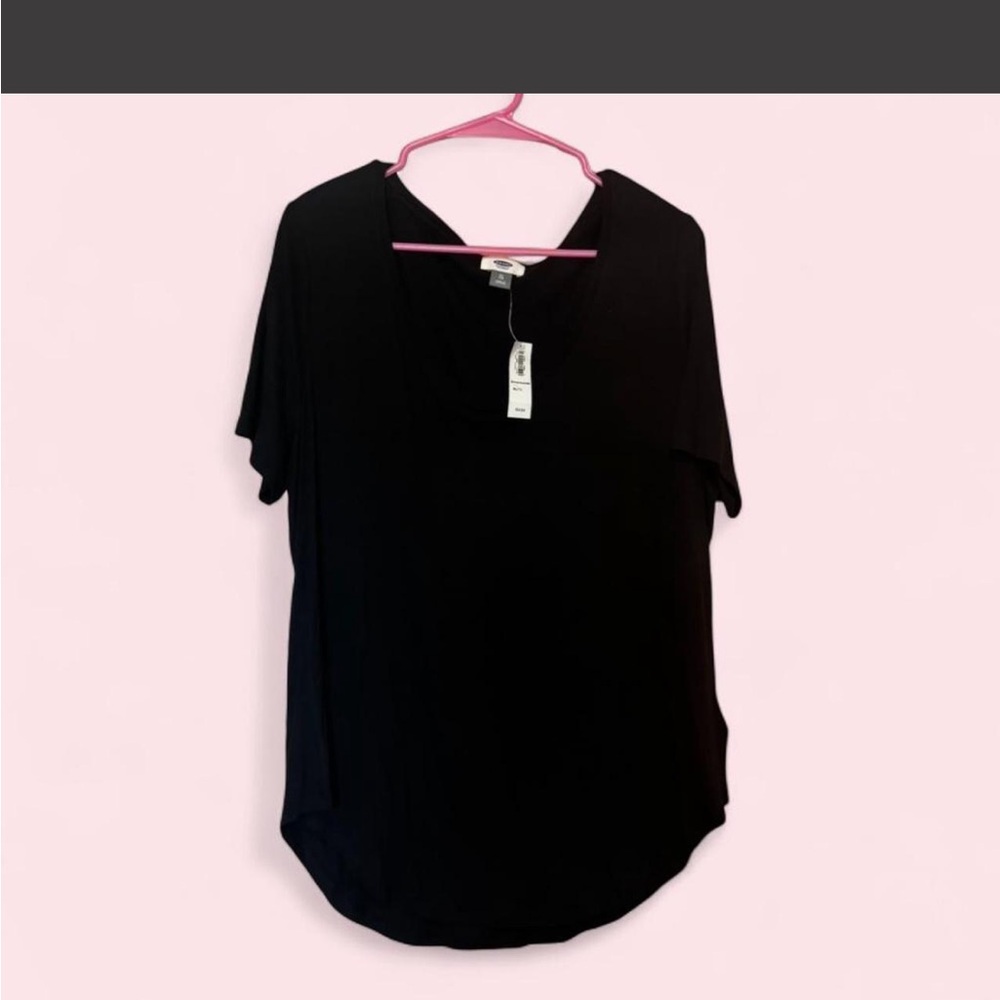 Old Navy Women's Black Short Sleeve Top
